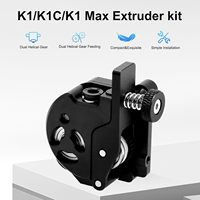 Kit d'extrudeuse K1 K1C amélioré Support d'extrusion d'alimentation à double engrenage Filament 1.75mm pour imprimantes 3D Creality K1/ K1 Max/ K1C
