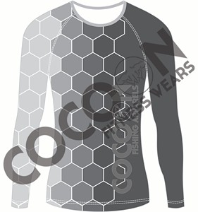 เสื้อประสิทธิภาพการตกปลาแบบกำหนดเอง,ผ้าดูดความชื้น Upf 50งานศิลปะแบบกำหนดเองพร้อมการระเหิด - Product Image 3