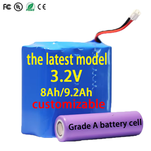 Batterie prismatique rechargeable LiFePO4 <span class=keywords><strong>de</strong></span> qualité supérieure 3,2 V 8 Ah 9 Ah 10 Ah à décharge profonde pour stockage solaire et packs DIY 12 V 24 V - Product Image 1