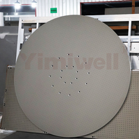 Table à ventouse ronde réglable, plateforme circulaire en nid d'abeille en aluminium pour équipement d'impression non standard