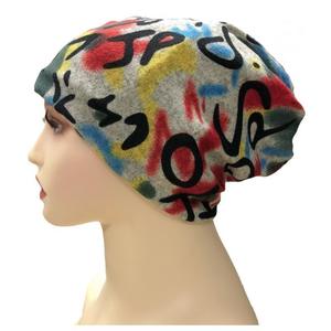 Berretto da Corsa Lavorato a Maglia con Stampa Mimetica e Fiocchi, Stampa Digitale a Sublimazione con Motivo Personalizzato, Vendita Diretta dal Produttore Senza Risvolto - Product Image 5