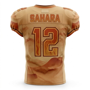 Custom American Football Jersey Men's Team Jerseys Custom Sublimation Sportswear Wholesale Athletic Activewear Apparel Top - Product Image 3