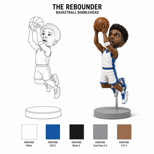 Dihua personnalisé PVC Injection couleur peinture joueur de basket-ball des années <span class=keywords><strong>1990</strong></span> figurines d'action OEM usine 3D dessin animé jouet conception - Product Image 1