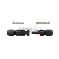Connecteur de câble solaire multi-contacts de 4 mm de diamètre, paire mâle et femelle, matériau PPO, connecteur de câble solaire