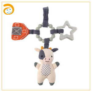 Set di Sonaglietti per Neonati Personalizzati all'Ingrosso, Campanello Sonoro in Plastica Morbida, Giocattolo per Passeggino con Animali della Giungla, OEM - Product Image 3