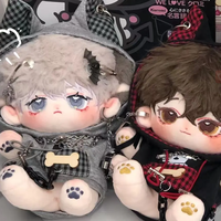 Peluche personnalisée Mini 5cm 10cm Kpop Idol, jouet en peluche doux, animal en peluche avec porte-clés en coton, personnages miniatures personnalisables