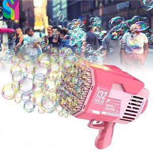 <span class=keywords><strong>Pistola</strong></span> <span class=keywords><strong>de</strong></span> <span class=keywords><strong>Burbujas</strong></span> SY, <span class=keywords><strong>Pistola</strong></span> <span class=keywords><strong>de</strong></span> <span class=keywords><strong>Burbujas</strong></span> <span class=keywords><strong>de</strong></span> 132 Agujeros, <span class=keywords><strong>Pistola</strong></span> <span class=keywords><strong>de</strong></span> <span class=keywords><strong>Burbujas</strong></span> con Luz, Juguete <span class=keywords><strong>de</strong></span> <span class=keywords><strong>Burbujas</strong></span> para Niños, Niñas y Adultos - Product Image 2