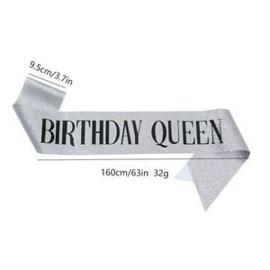Cinta de satén personalizada al por mayor con logo, para fiestas, graduaciones y ceremonias, con correa de hombro dorada y diseño de cebolla. - Product Image 3