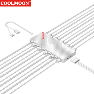 คูลมูน แฟน ฮับ 5V 3Pin 4Pin PWM ArGB Sync ตัวควบคุมการระบายความร้อนเคสคอมพิวเตอร์ - Product Image 1