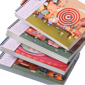 Cahier <span class=keywords><strong>de</strong></span> <span class=keywords><strong>dessin</strong></span> et <span class=keywords><strong>de</strong></span> peinture en spirale à couverture souple <span class=keywords><strong>de</strong></span> taille personnalisable pour enfants Design populaire Couverture en papier bon marché Préféré des enfants - Product Image 1