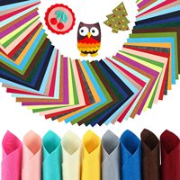 Tessuto in Feltro 100% Poliestere Durevole, Colore Vivace, Facile da Cucire e Tagliare, Leggero e Resistente agli Strappi, per Artigianato, Sottobicchieri, Ornamenti e Abbigliamento