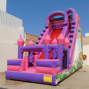 Tobogán Inflable de Arcoíris con Flamencos Fiveflowers, Compre un Castillo Inflable, Parque Infantil Inflable para Fiestas Infantiles de Alquiler - Product Image 2