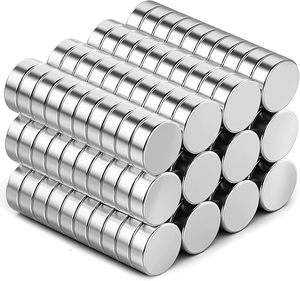 RT Magnet Factory fournit des aimants en néodyme - 100 pièces, puissants pour le bureau et la maison, 6x3mm pour réfrigérateur et salle de classe, argentés - Product Image 1