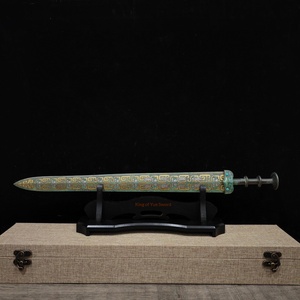 Jingciren Boutique Épée Antique en Or et Argent, Épée du Roi de Yue, Ornements Artisanaux d'Armes et d'Épées - Product Image 4