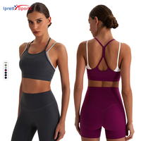 Nouveau Soutien-Gorge de Sport Double Couche Bicolore à Design Spécial et Contraste 2026 pour Femme – Idéal Fitness, Entraînement, Yoga, Gym, et comme Débardeur