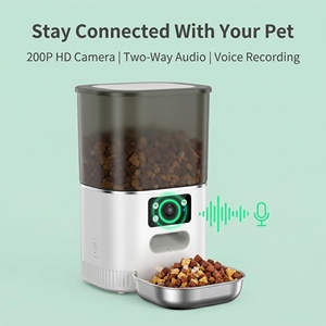 Distributeur de nourriture intelligent pour chats et chiens avec double alimentation, bol en acier inoxydable de 4 L (16,7 tasses), Wi-Fi - Product Image 4