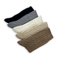 Chaussettes à tricoter chaudes et douces pour femmes en vrac personnalisées-Chaussettes thermiques chaudes HY-W-072 (vente en gros disponible)