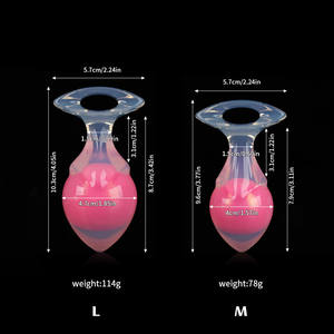 3 Inct Base Anal Plug Herz Sexspielzeug Anal Dilatator für Frau/Mann Adult Ass Masturbation mit Anal Plug Ass Toy - Product Image 6