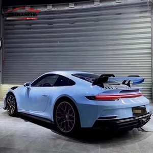 Pare-chocs avant et arrière de style GT3 de haute qualité pour voiture, capot et aileron en fibre de carbone pour <span class=keywords><strong>Porsche</strong></span> 911 (992) <span class=keywords><strong>997</strong></span> 922 - Product Image 6