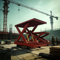 Plateforme élévatrice à ciseaux hydraulique personnalisée CE pour usine industrielle, électrique, portable et mobile avec roues