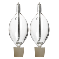Globes en verre soufflé à la main transparents en forme de goutte d'eau pour Hanouka juive - Vente en gros