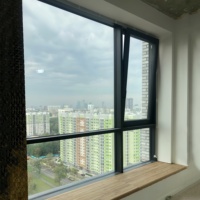 Marco de aleación de aluminio insonorizado personalizado ventana abatible doble triple vidrio templado Acero inoxidable moderno para el hogar Villa