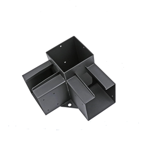 <span class=keywords><strong>Kit</strong></span> de pergola 4x4 3 voies support d'angle à 90 ° base d'ancrage de <span class=keywords><strong>poteau</strong></span> de clôture en <span class=keywords><strong>bois</strong></span> pour gazebos et pergolas de patio - Product Image 2