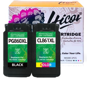 Cartucho de Tinta Hicor <span class=keywords><strong>Precio</strong></span> Mayorista 860XL 861XL Pg860 Cl861 Compatible con Impresora <span class=keywords><strong>Canon</strong></span> PG-860 CL-861 <span class=keywords><strong>Pixma</strong></span> TS5380 - Product Image 4