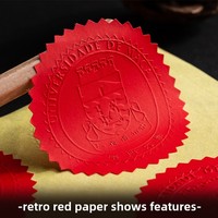Etiquetas Adhesivas Personalizadas con Patrón de Árbol Cóncavo-Convexo, Hechas a Mano, con Código QR y Logotipo, para Sellado de Cajas y Publicidad