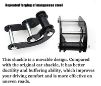 Suspensions à ressorts confortables pour Land Cruiser 76, 78 et la plupart des séries 79 4x4, G-Shackles arrière