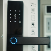 Kunci Pintu Pintar Biometrik Aluminium dengan Layar, Sistem Pembukaan Elektronik Multi-Cara Catcheye, Harga Grosir