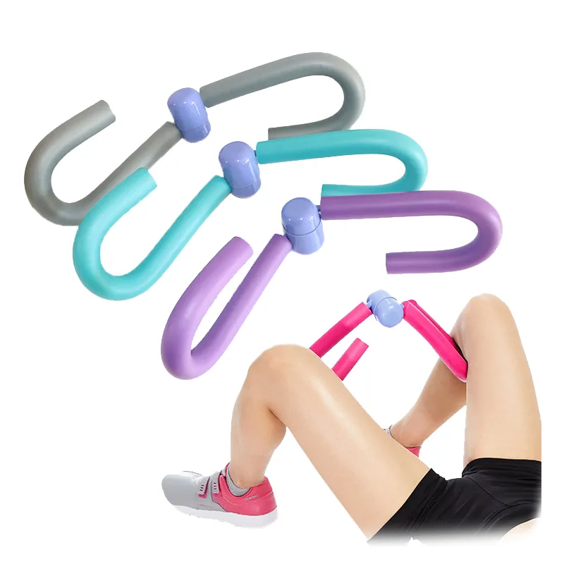 Gym workout exerciser yoga training expander toning arm leg trimmer hip clip thigh masters