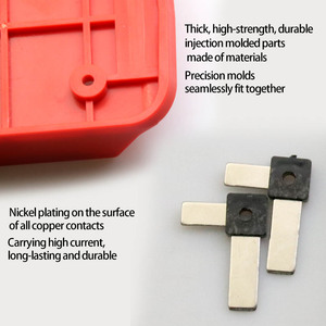 Adattatore convertitore fai-da-te rettangolare per testa di ricarica, compatibile con Makita e <span class=keywords><strong>WORX</strong></span>, per batteria al litio da 18V - Product Image 3