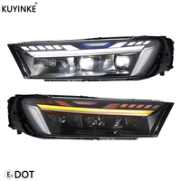 Nouveau phare KUYINKE pour Audi Q7 16-19, style 25, Plug and Play, éclairage de tuning, 2 projecteurs LED, DRL dynamique