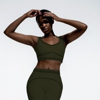 Ensemble de yoga respirant grande taille pour femme – Taille haute, pantalon 7/8, sans manches, pour entraînement fitness