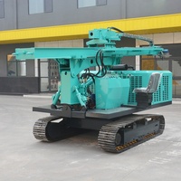 Machine de piquage hydraulique photovoltaïque Roadshine à haute efficacité avec moteur, vitesse de 6 m/min pour projets solaires