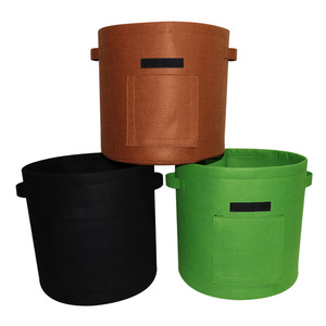 Maceta de tela no tejida para cultivo inteligente, 1, <span class=keywords><strong>2</strong></span>, <span class=keywords><strong>3</strong></span>, 5, 7, 10, 20, 25, 30, 45, 50, 100 galones, fruta, seta, patata, fresa, para jardín - Product Image 5