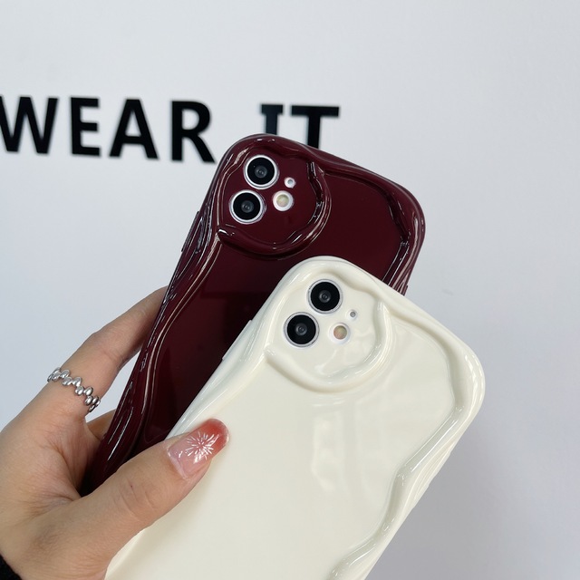 For Various Models Cream Pattern Phone Case DIY Printable Soft TPU Anti-Fall Mobile Phone Protective Cover