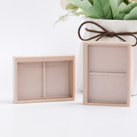 Trousse à cosmétiques en plastique vide personnalisée Palettes de fard à paupières 2 couleurs Poudre fard à joues Conteneur pour emballage de maquillage Logo personnalisé