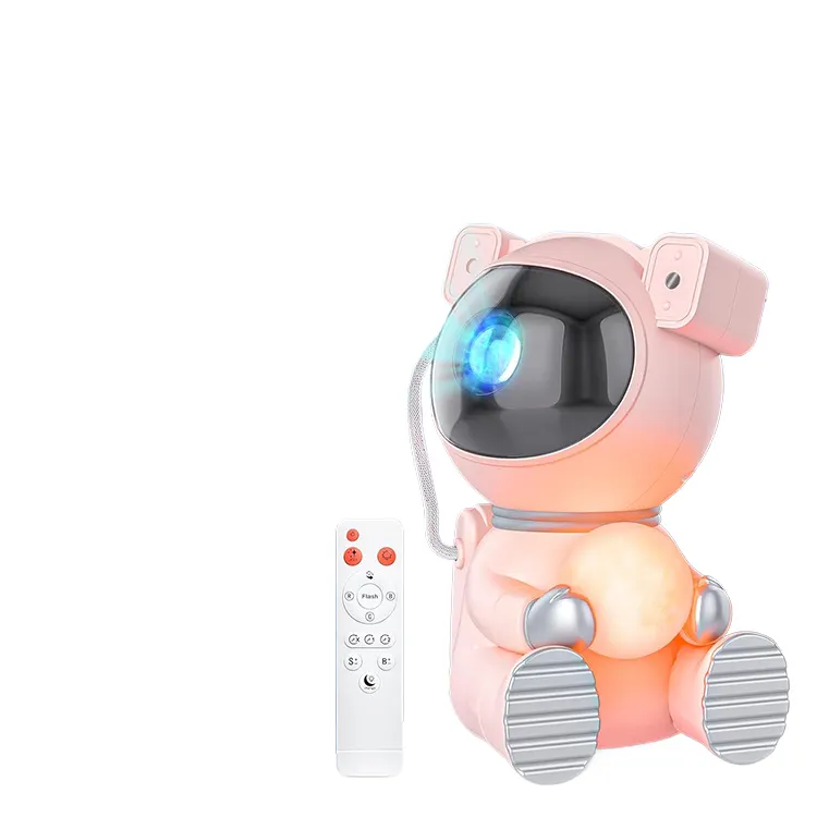 Enokik Aurora Ster Starry Light Spaceman Projector Astronaut Ga Laxy Projector Afstandsbediening Voor Kerstcadeaus