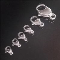 Fermoirs plaqués or sous vide populaires accessoires de bijoux fermoir mousqueton en métal bricolage pour la fabrication de bijoux