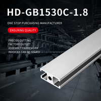 Profils en aluminium 1530 / 1540 / 1560 / 1570 / 15100 / 15180, profils en aluminium industriels, cadres de portes en alliage d'aluminium
