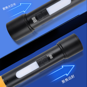 Led High Power Flashlight 1500Ma Rechargeable Zoom Long Range Beam Outdoor Camping Light Aluminum Alloy Handheld - Product Image 1