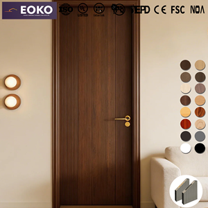 <span class=keywords><strong>Portes</strong></span> <span class=keywords><strong>intérieures</strong></span> en bois avec panneaux en placage d'ingénierie, finition première couche certifiée FSC EOKO, pour projets résidentiels et commerciaux - Product Image 1