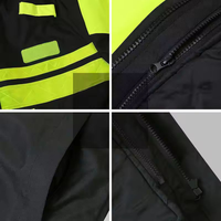Warnschutzkleidung-Hersteller Softshell Rote Straßenarbeiter-Jacke Bauarbeiter-Arbeitskleidung Regenmantel mit Kapuze