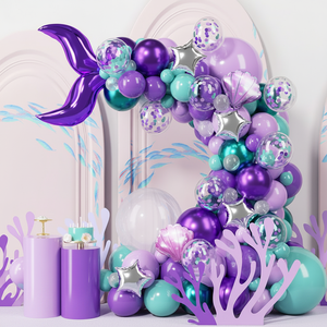 Kit Arco di Palloncini in Lattice per Compleanno, Decorazioni per Feste Ecologiche e Durevoli, Catena di Palloncini Fai-da-Te per Bambini e Adulti, 1°, 18°, 30° Compleanno - Product Image 1