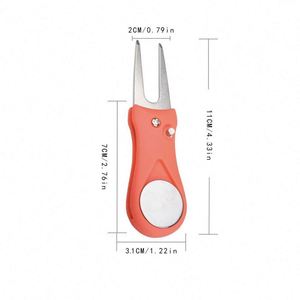 Foldable Golf Divot Repair Tool with Custom Logo Ball Marker | Wholesale Promotional Golf Accessories Promotional Sports <b>Gifts</b> - Product Image 4