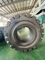Pneus pleins pour chariot élévateur JUNENG 23x9-10 de 10 pouces, roues en caoutchouc fabriquées à Jiangsu