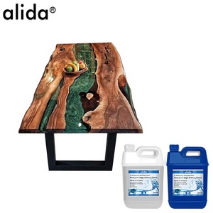 Resina epossidica di legno deep pour epossidica <span class=keywords><strong>trasparente</strong></span> epossidica per tavolo da fiume fai da te e gioielli artigianali fai da te - Product Image 1