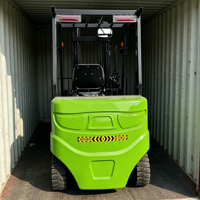 Chariot élévateur électrique à batterie Li-ion de 2 tonnes, 4 roues, hauteur de mât de 3 m, zéro émission, transpalette électrique CPD-20 60V pour entrepôt frigorifique